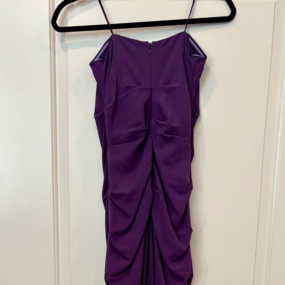 Nicole Miller size 8 Purple Sleeveless Gown - Picture 4 of 4